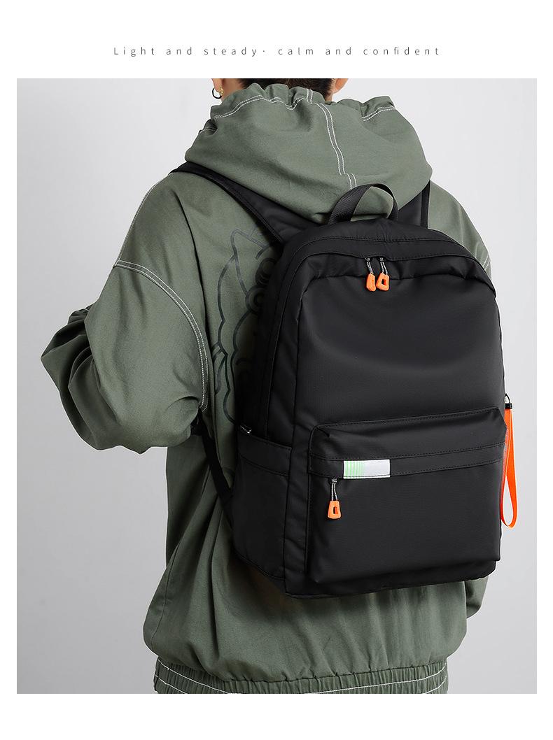 2026 New Student Backpack College Style Large Capacity Simple Casual Laptop Bag Multifunctional Lightweight Versatile Travel Backpack