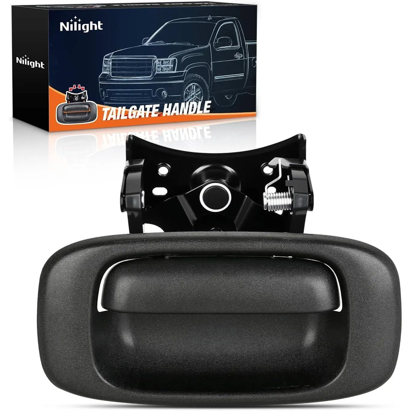 Nilight Tailgate Handle Liftgate Latch Assembly, Chevy 1500 Accessories, Compatible with 1999-2007 Chevy Silverado, GMC Sierra 1500/2500/3500, Replaces#76106,15997911,15228539,15228541,15228540 Truck, 1999-2000 Gmc Sierra 1500, 2007 Chevy Silverado 1500 C