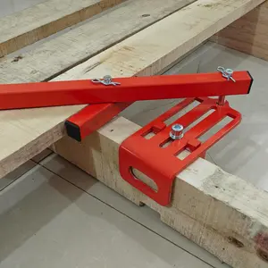Deck Board Straightening Tool, Steel Decking Board Bender for Straightener Bending Boards to Tighten up The Gaps, Universal Fit for Wood Decks Tools 26inch Orange