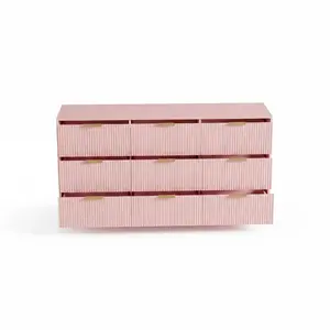Garvee 2026 New Upgraded1 MDF + Paint U10 Slim Fluted 8-Drawer Dresser Ideal Christmas Xmas Birthday Gifts for Women Men Friends