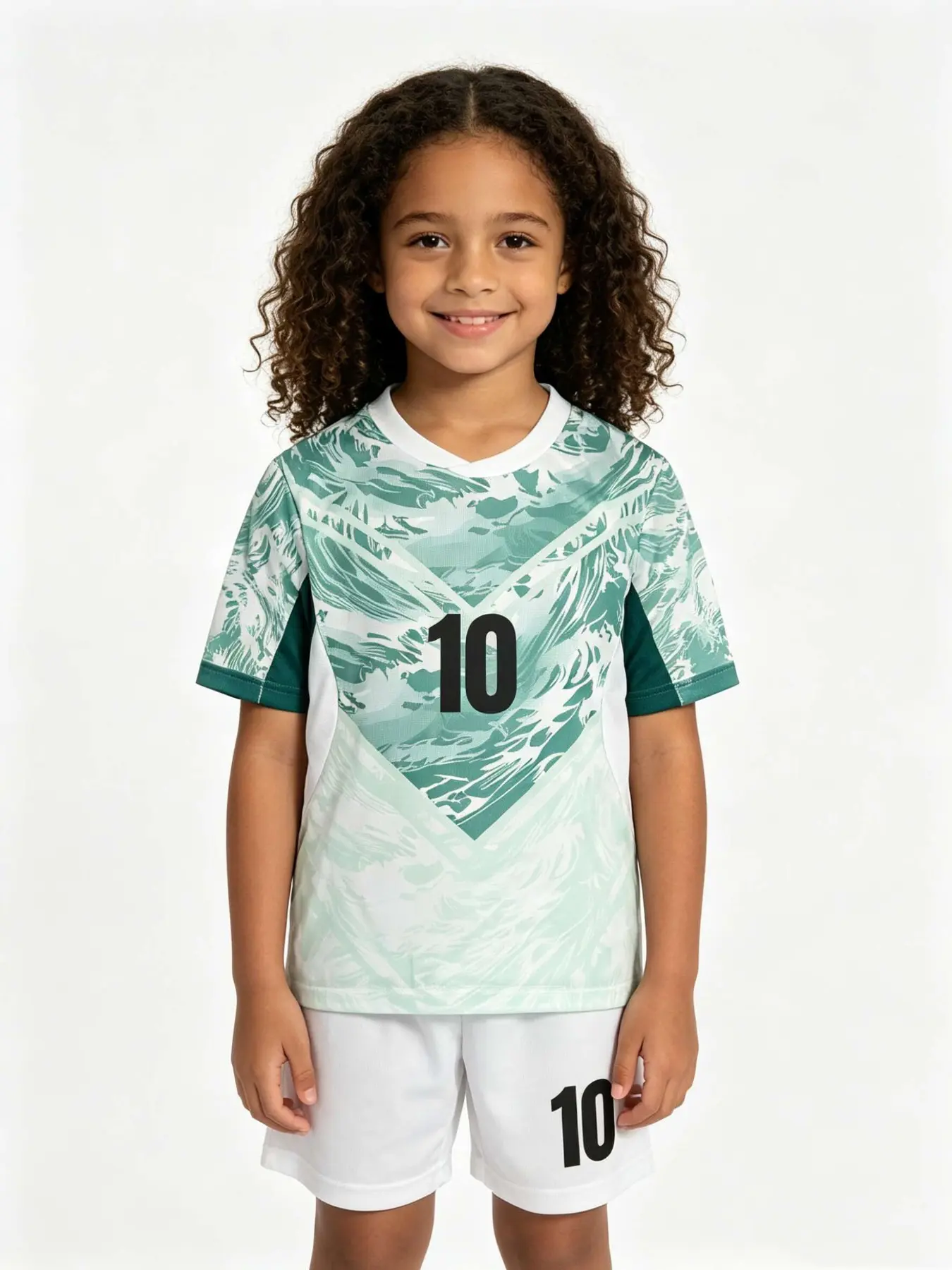 Unisex Sports Set for Kids, Youth Soccer Training Gear, School Sports, Outdoor Running, Team Activities, Quick-Dry Breathable Football Uniform