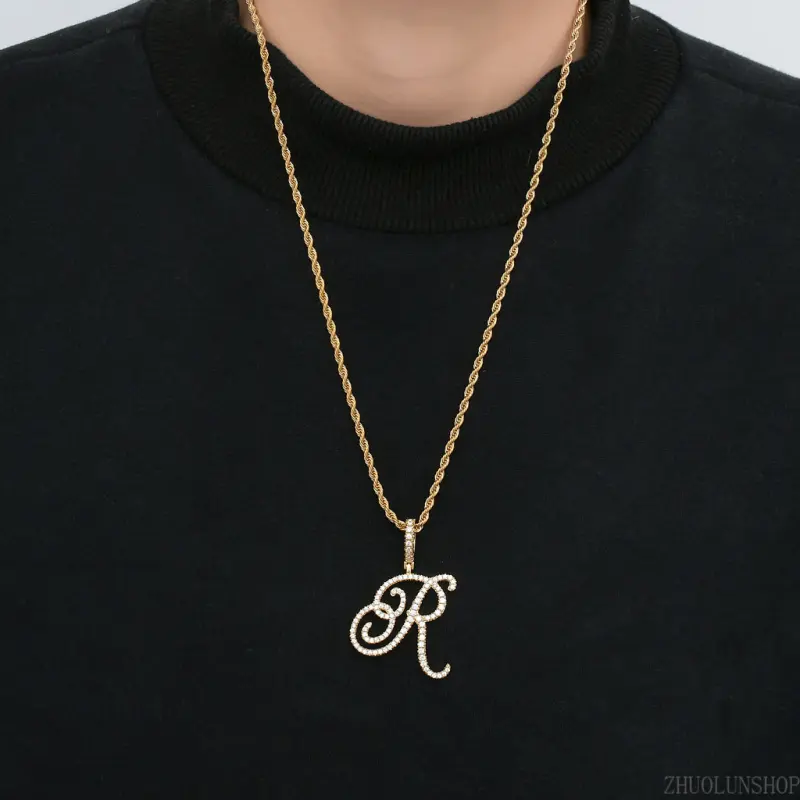 Custom Script Neck Chain |   Quiet Luxury Dainty Personalized Viral Layering Staples, Durable Solid Brass Custom Handwriting Script Initial Pendant Necklace, Customizable Letter Ornaments For Women Daily Stack Wear, Sentimental Minimal Custom Keepsake Fas