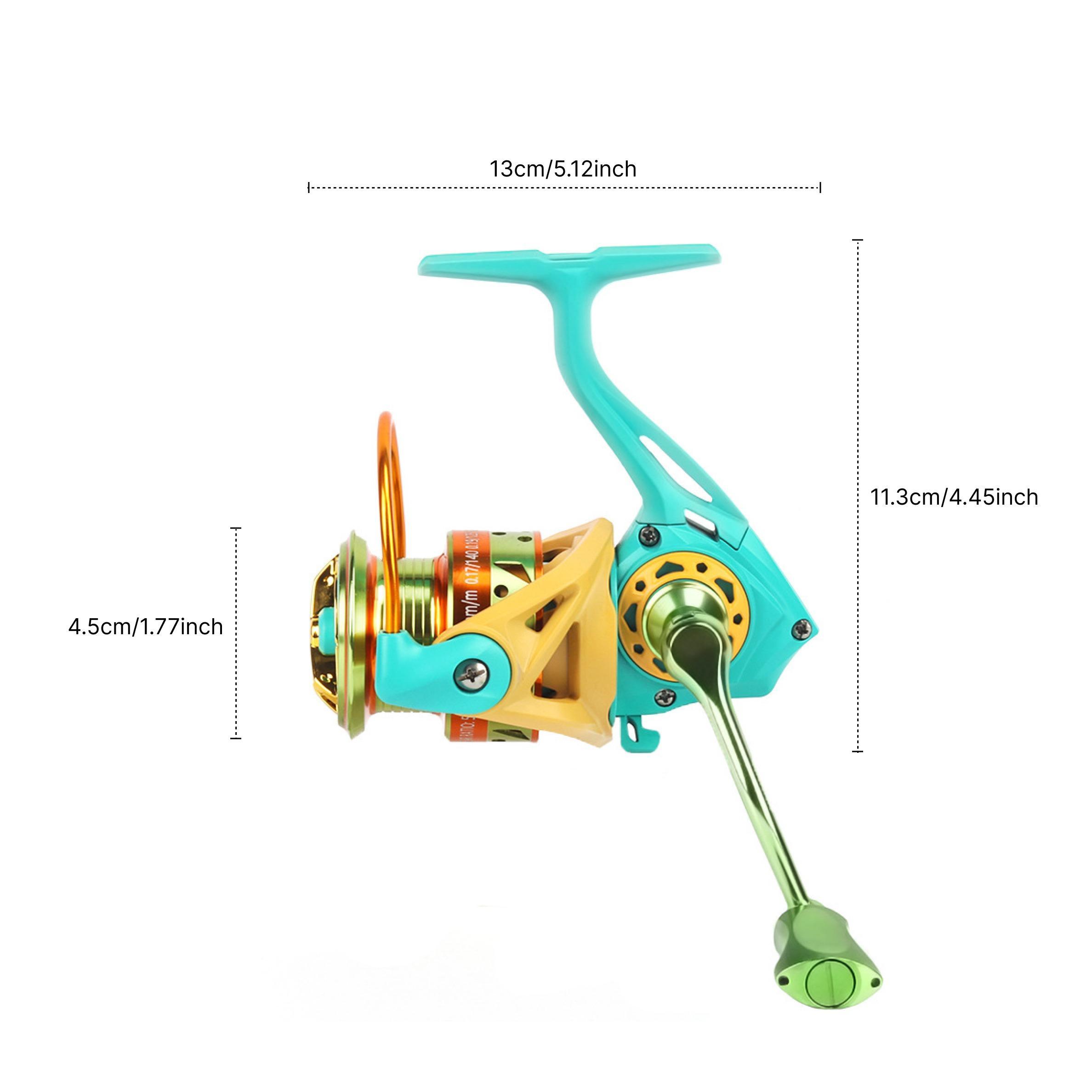 Full Metal Fishing Reel, Smooth and Durable, High Efficiency Catching, Essential Fishing Gear, Long-Lasting Performance