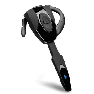 Professional Truck Drivers Wireless Bluetooth Headphone - Dual Mic Noise Cancelling In-Ear Earpiece with Detachable Cable, Hook, Hands-Free Calling, Long Haul Use, Charging Case, Carabiner, Cleaning Kit, Audio & Button Controls, Earbud