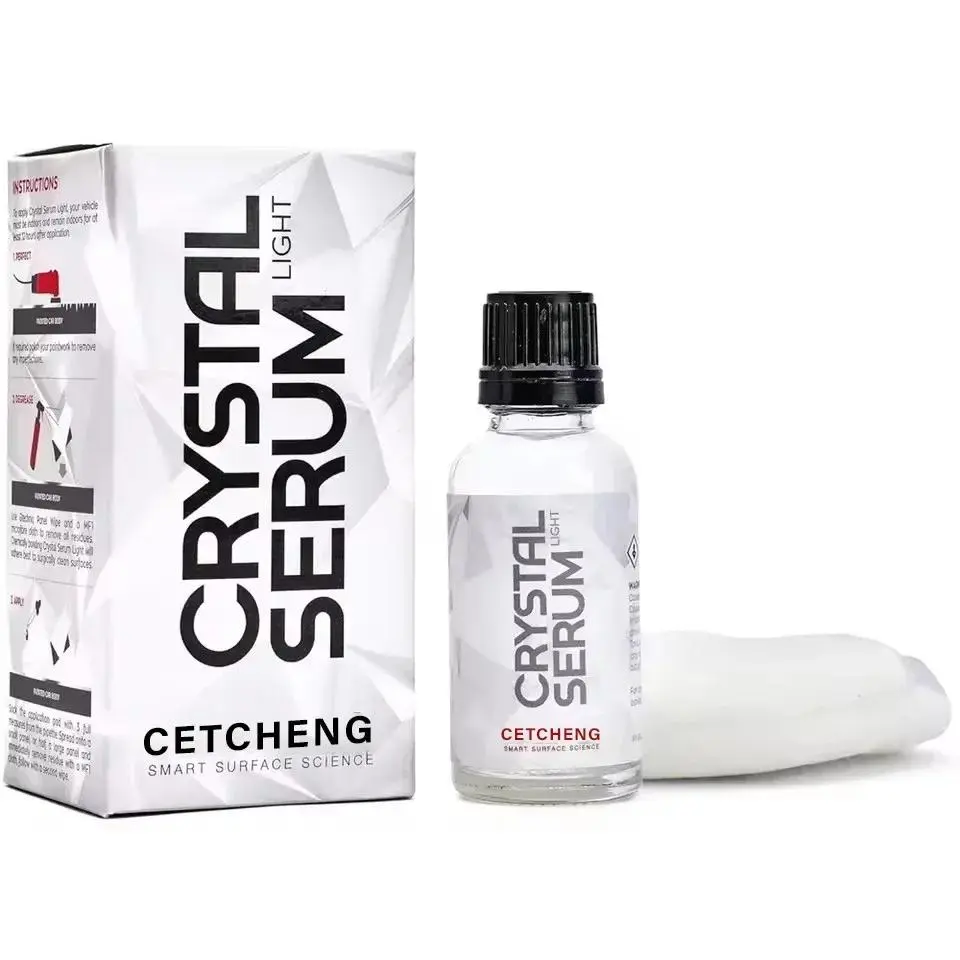 Crystal Serum Light Ceramic Coating for Cars Protect Car Paintwork High Shine Easy To Apply 50ml 5 Years Durability