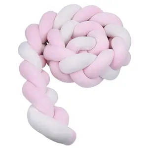 2M Handmade Knot Long Pillow for Bedroom Sofa Couch, Casual Polyester Fiber Cushion, Decorative Pillow for Home Decor, Comfortable and Stylish