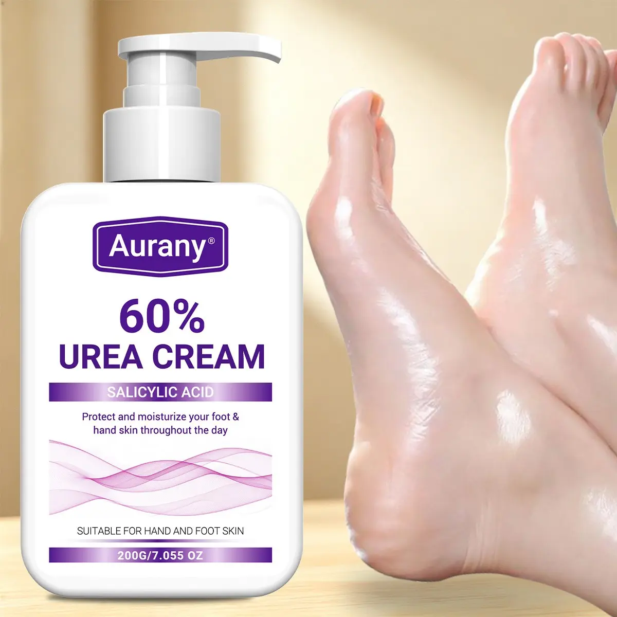 60% Urea Cream, Crema Urea, Urea Salicylic Acid Cream，Intense Moisture & Radiance, Daily Skin Moisturizing, Moisturizing Nourishing Cream, Lightweight, Soft & Supple, Locks In Hydration, Hydrates Dry Damaged – Suitable For All Skin Types