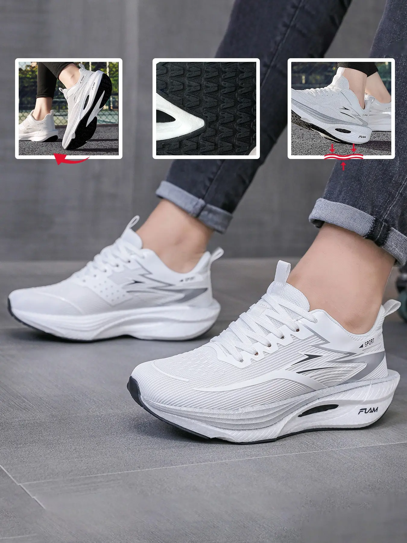 New Arrival Couple Sneakers Sports Shoes Women’s Casual Footwear Lightweight & Breathable Trendy Trainers Suitable for Multi-scene Wearing Men’s Outdoor Running Gym Fitness & Daily Outfits Various Fashion Colors to Choose From Sizes EU 36–45