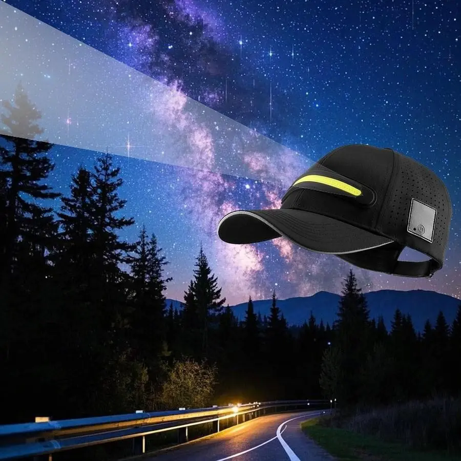 Colorful Cool LED Hat Unisex BT Beanie with Lightweight Wireless Earphones, Unique Christmas Tech Gift for Men Women Dad