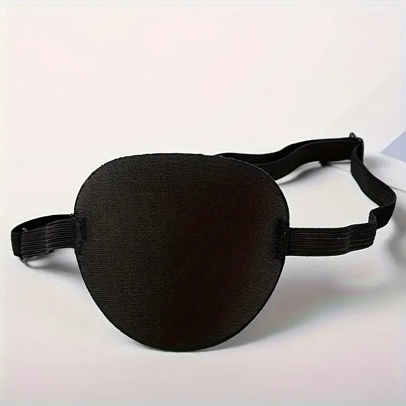 2pcs Pirate Eye Masks for Men and Women, Single Eye Mask, Washable and Adjustable, Blindfold for Pirate Cosplay Costume