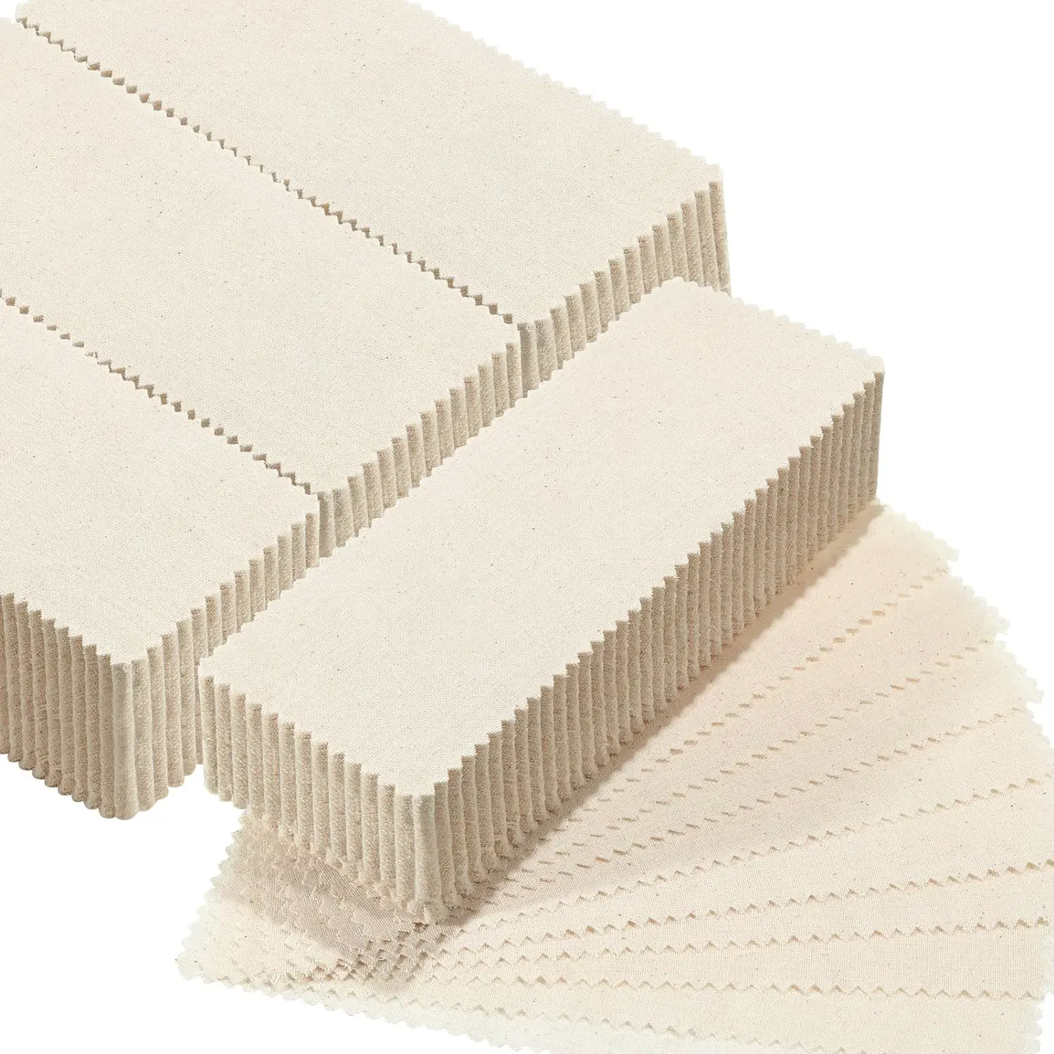 Epilating Wax Strips, 300 Pcs Natural Muslin Cotton Cloth for Face & Body Hair Removal, Precut for Eyebrows - For Women & Men (4 x 1.5 Inch), Body Care