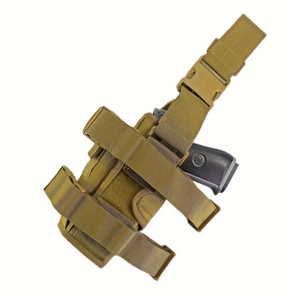 Leg holster; Adjustable right thigh holster with magazine pouch Tactical Equipment
