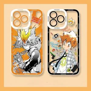 Anime Katekyo Hitman Reborn Phone Casing For iPhone 17 16 15 14 13 12 11 - Personalized Aesthetic Design Shockproof Phone Case: Your Perfect Blend of Style and Safety!