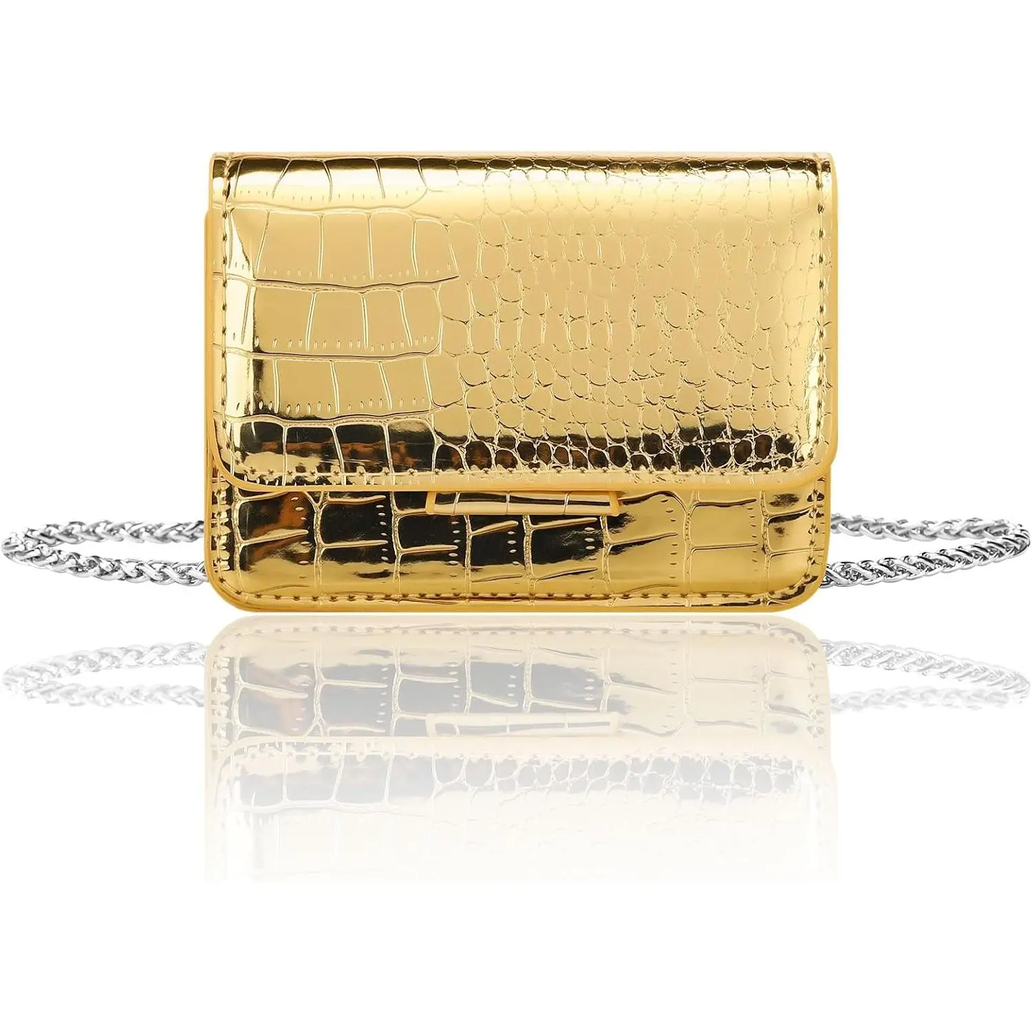 Mini Crossbody Bag for Women Mini Purse Leather Small Evening Purse | Mini Bag Dressy Clutch Handbag for Nightclub Parties