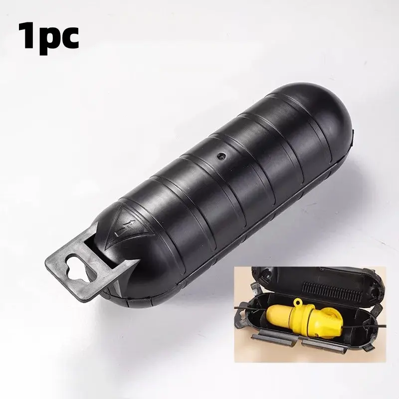 1pc Outdoor Extension Cord Safety Cover, Waterproof Plug Protector for Christmas Holiday Lights, Weatherproof Electrical Connection Box for Garden Power Tools