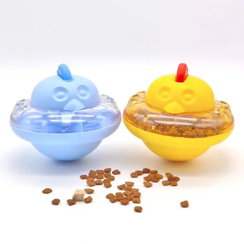 Chicken Shape Interactive Slow Feeder Toy for Dogs - Puzzle Food Dispenser, Encourages Healthy Eating & Puzzle Play