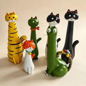 Handmade quirky cat-shaped vase