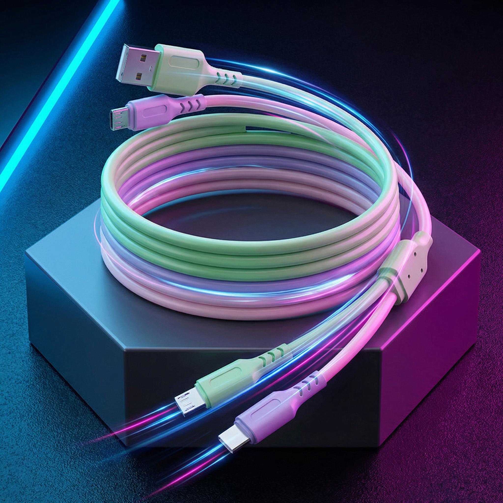 3-in-1 10A Super Fast Charging Cable 3M Extra Long, Durable Braided Multi Charger Cord with LED, Universal for iPhone 16 15 Pro Max