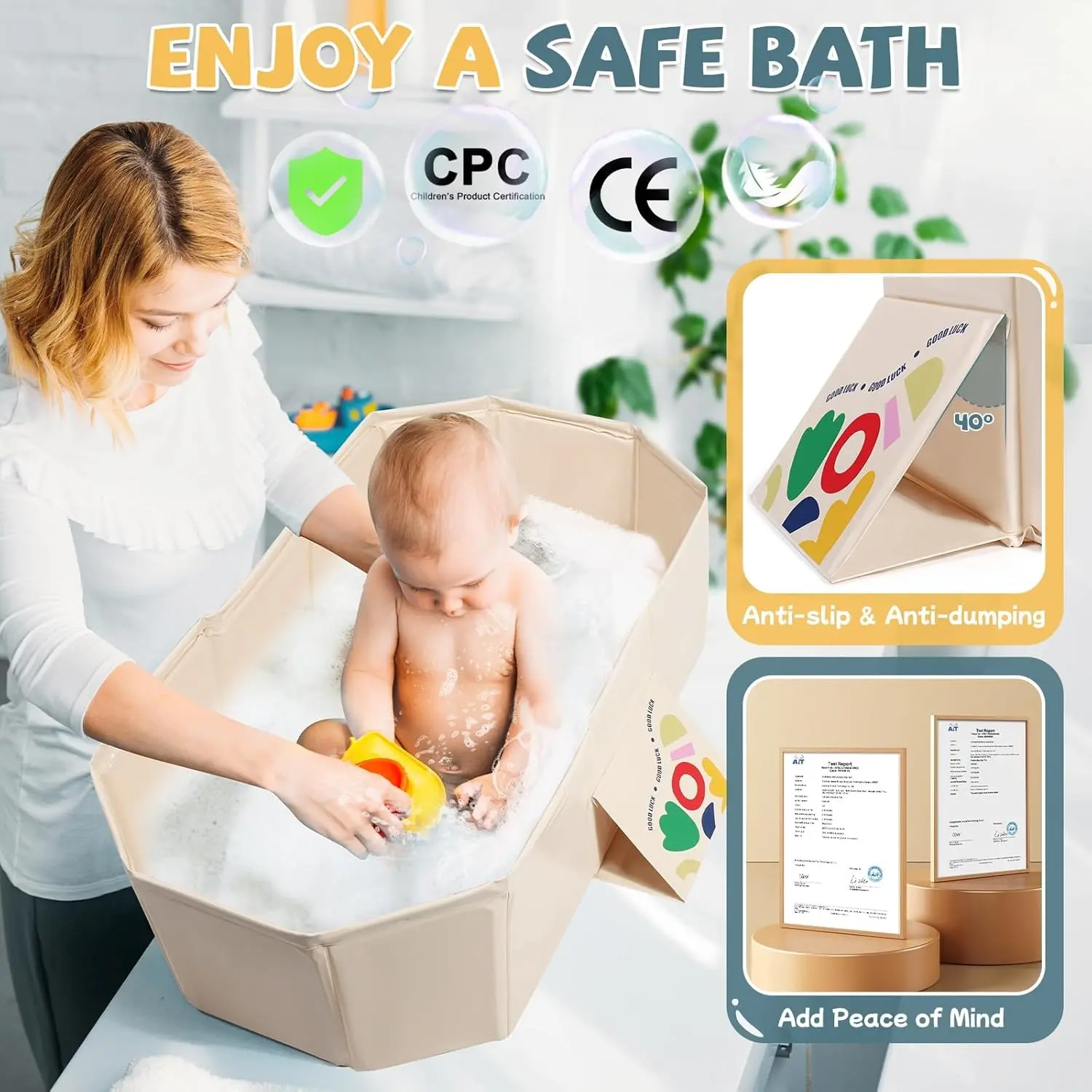 Foldable and Inflation-Free Swimming Pool, Portable Pool for Kids, Ideal for Pets, Easy Installation, Perfect for Outdoors, Backyard, Garden, Collapsible Kiddie Pool