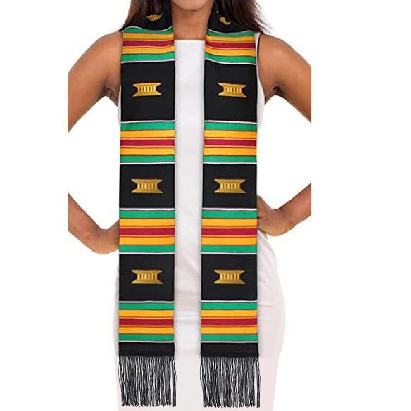 Graduation Stole Class of 2026| Celebrate Culture with the African Graduation Stole Senior 2026 Graduation Sash, Class Of 2026 School Ceremony Decorations