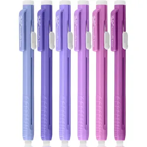 - Retractable Mechanical Eraser s, 6 Pack, Twilight Colors, Latex-Free Precision cil Erasers for Artists, Students, Drawing, Sketching & Drafting