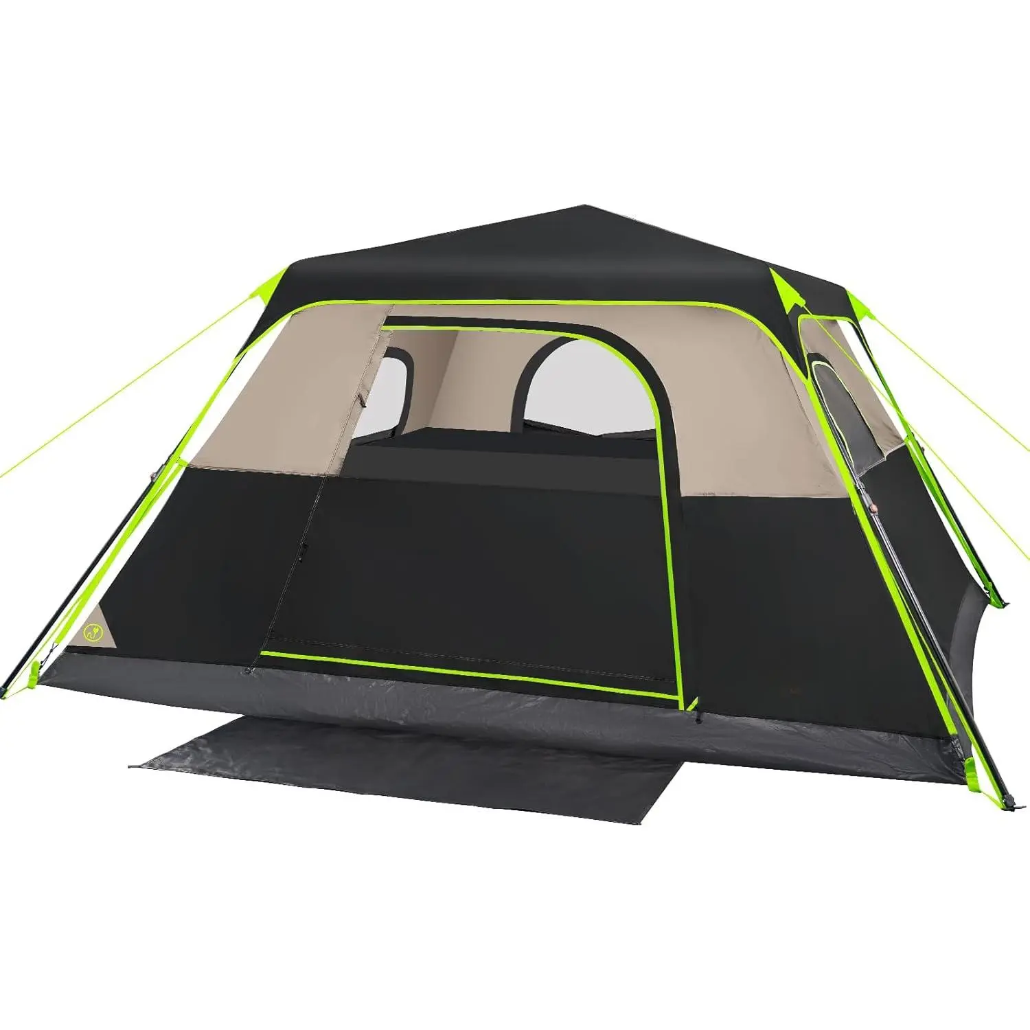 4/6/8/10 Person Instant Tent, Waterproof Pop Up Tents  Camping with Rainfly, 60 Seconds Easy Setup, Automatic Cabin Tent  Family Camping with Expandable Carry Bag & Upgraded Ventilation