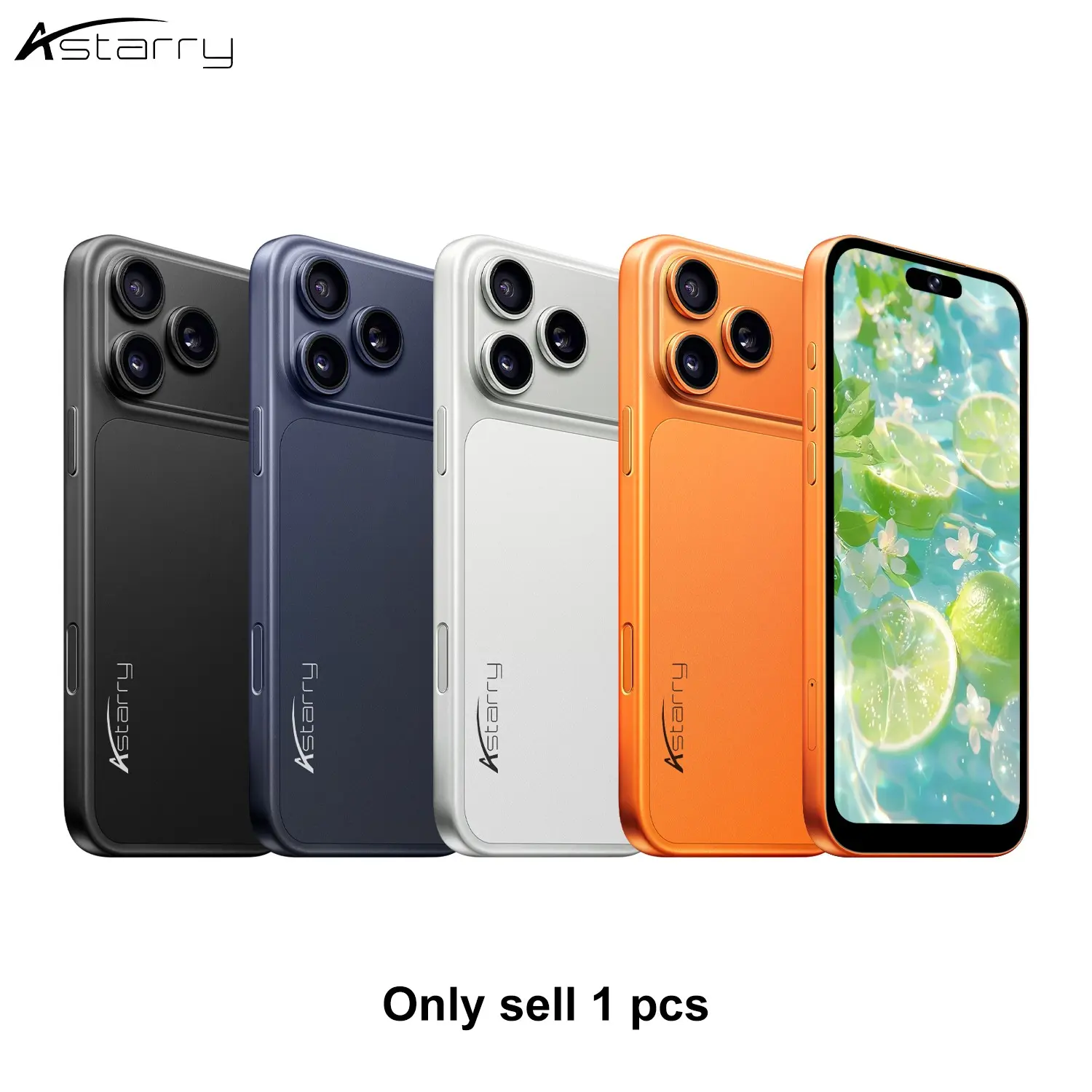 Astarry-17 Pro Max smart phone, 3GB RAM, 32GB ROM, 4100 mAh battery, 4G network, 6.75-inch HD screen, 5 million+13 million camera pixels, dual SIM card dual standby, Android12.