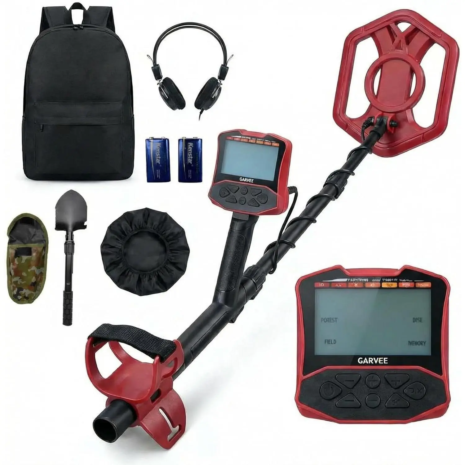 Professional Waterproof Metal Detector for Adults & Beginners | 4 Modes Gold Finder with Backlit LCD & Pinpoint for Beach