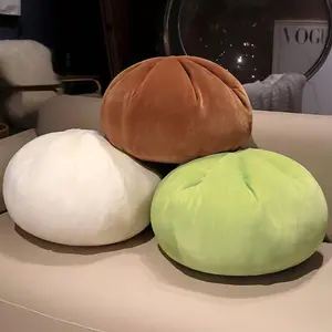 15/45cm simulation cartoon baozi pillow filled with plush toys, figurines, cute anime, children's birthday gifts, fun dolls