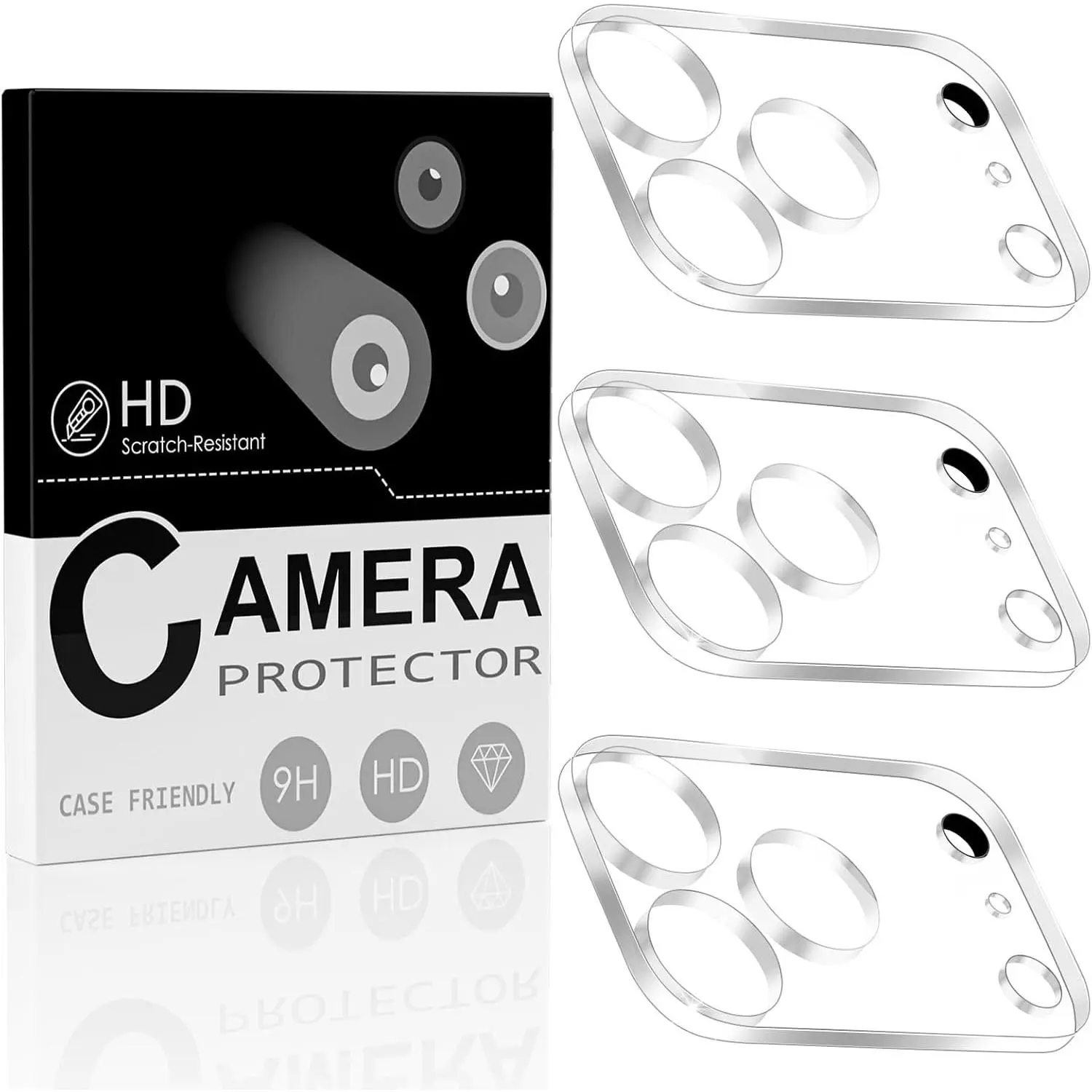 3 Pack for  17 Max 6.9" Camera Lens Protector,  Clear Tempered Glass Camera Accessories, 9H Hardness Anti-Scratch Screen Cover, Case Friendly[Not Affect Night Shots]