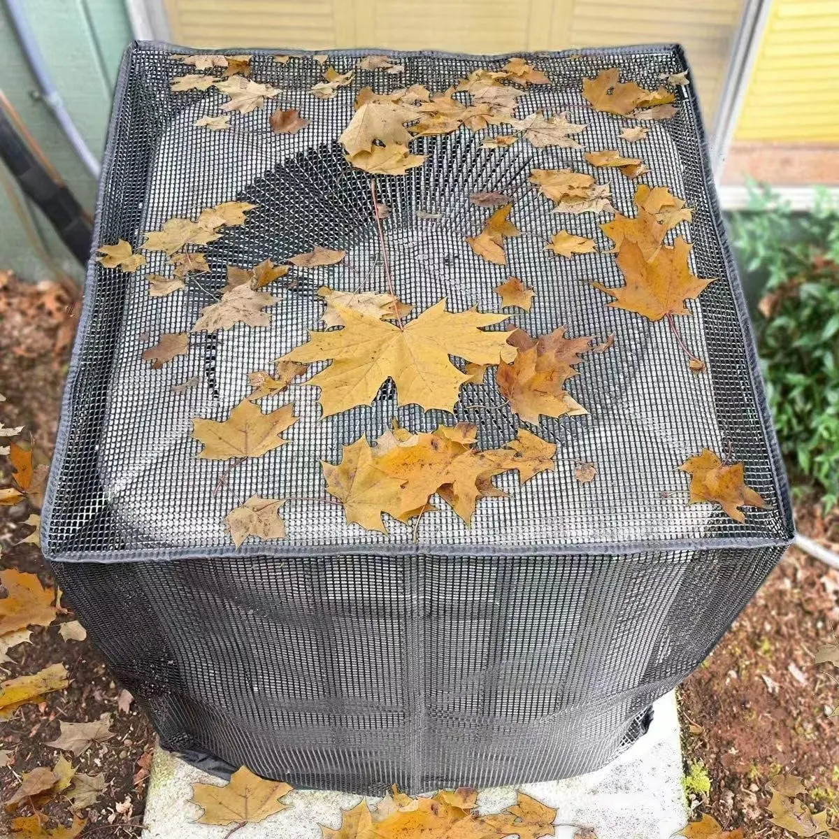 Durable Air Conditioner Protector, Full Mesh Ac Cover, Ac Covers For Outside, Outdoor Protection, Comprehensive Coverage, Robust and Long-Lasting