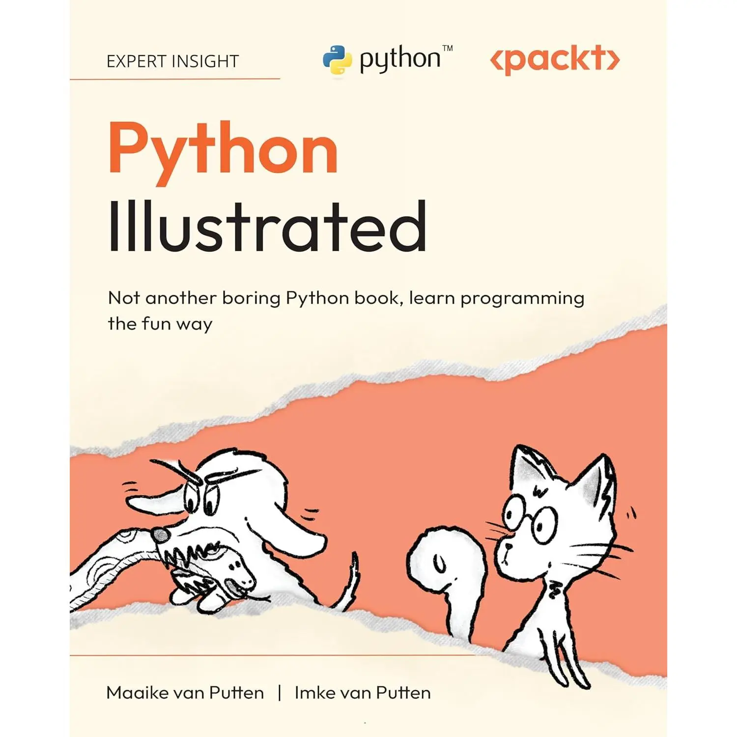 Python Illustrated: Fun Python Programming Learning Hardcover Book - +400 Pages, English Text, Unabridged (Not a Boring Guide)