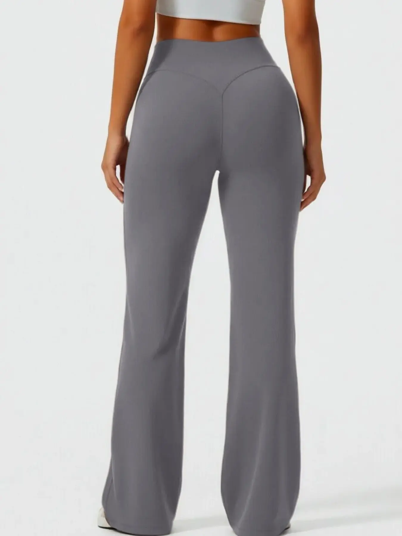 Cross Yoga Pants with Abdominal Control, High-Waisted Loose Leg Design, Ultimate Comfort and Fit, Sporty Style for All Seasons