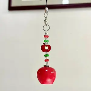 Game Love and Deepspace Caleb Cosplay Alloy Keychain Rope Phone Chain Apple Pendant Keyring Backpack Accessories Xmas Gifts