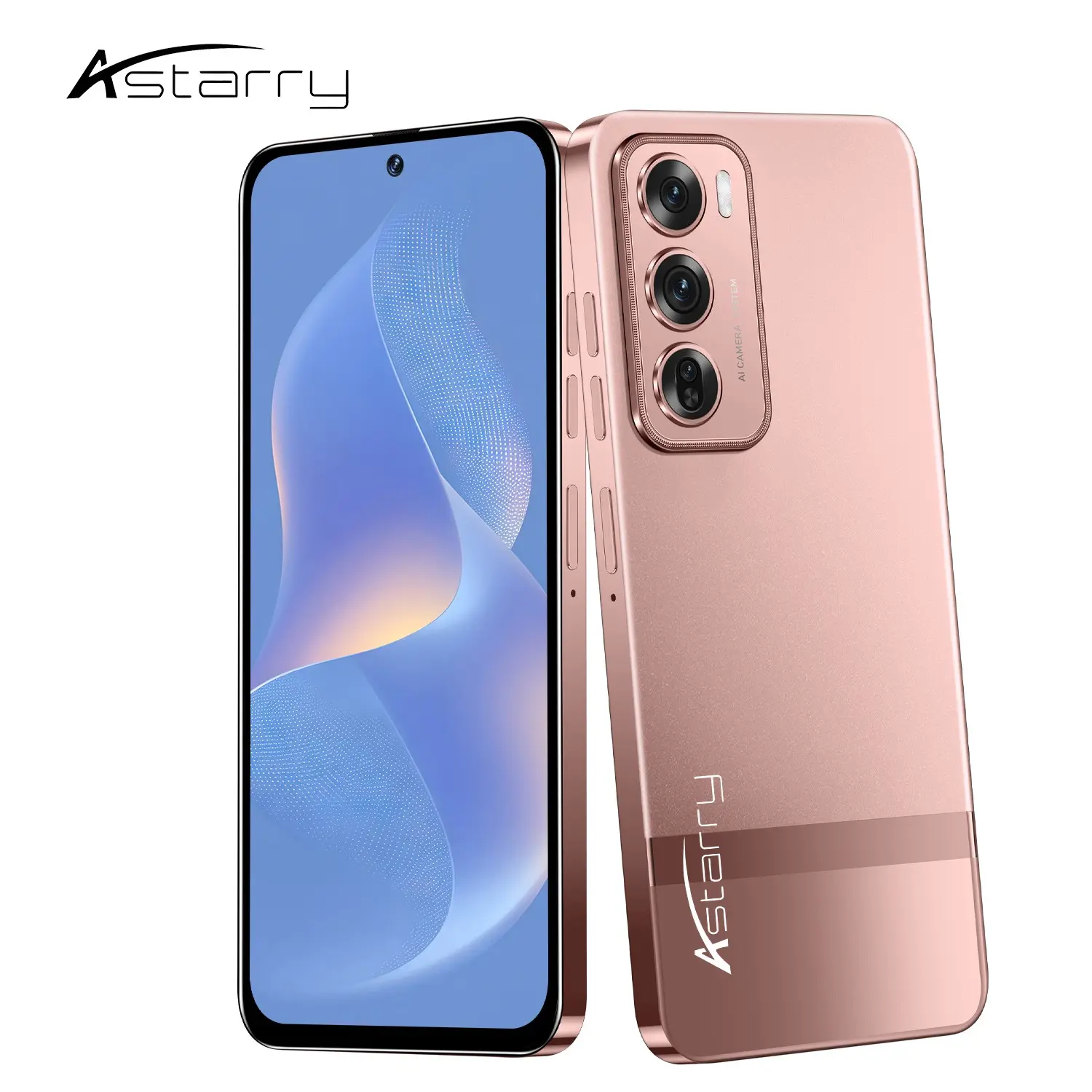 Astarry Reno12 Pro Smartphone, Octa-Core Processor, Android 12.0, 4GB RAM + 128GB Storage, 6.9-Inch Screen, 5000mah Battery, Dual Sim, GPS Compatible