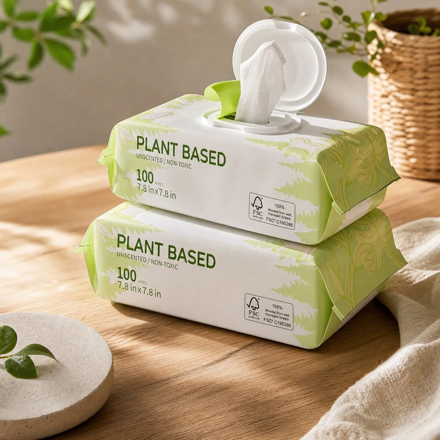 400 Count Unscented Plant-Based Hypoallergenic Dog Wipes for Paws, Butt & Anal Gland Care, Cleansing & Deodorizing for Puppies and CatsGift