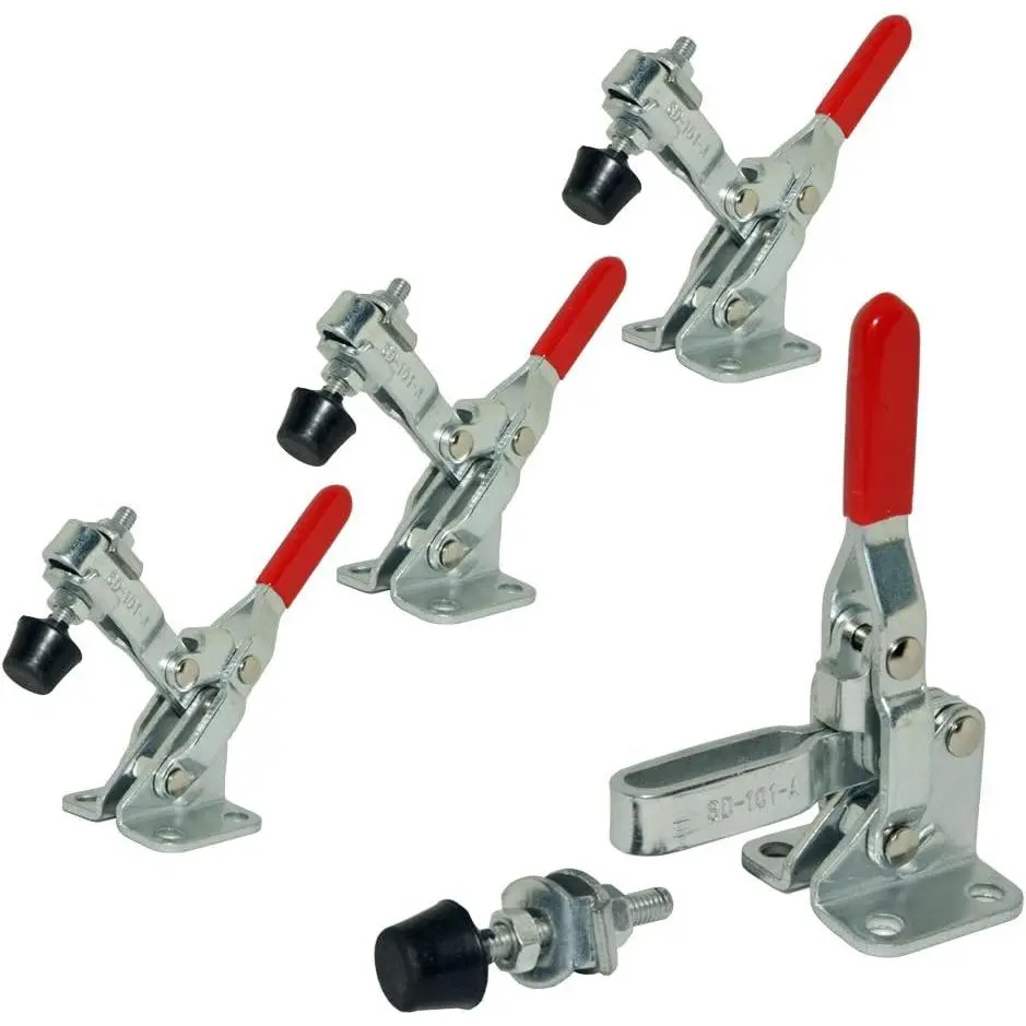 4 count Vertical Hand Tool 101-A Quick-Release Toggle Clamp | 110 lbs Holding Capacity Antislip