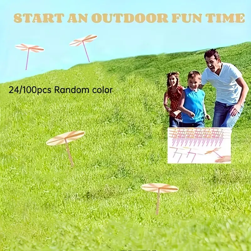 24/100 Mixed Classic Handmade Flying Plastic Kites, Easy Assembly, Bright Colors, Portable, Educational, Perfect for Parties and Outdoor Play