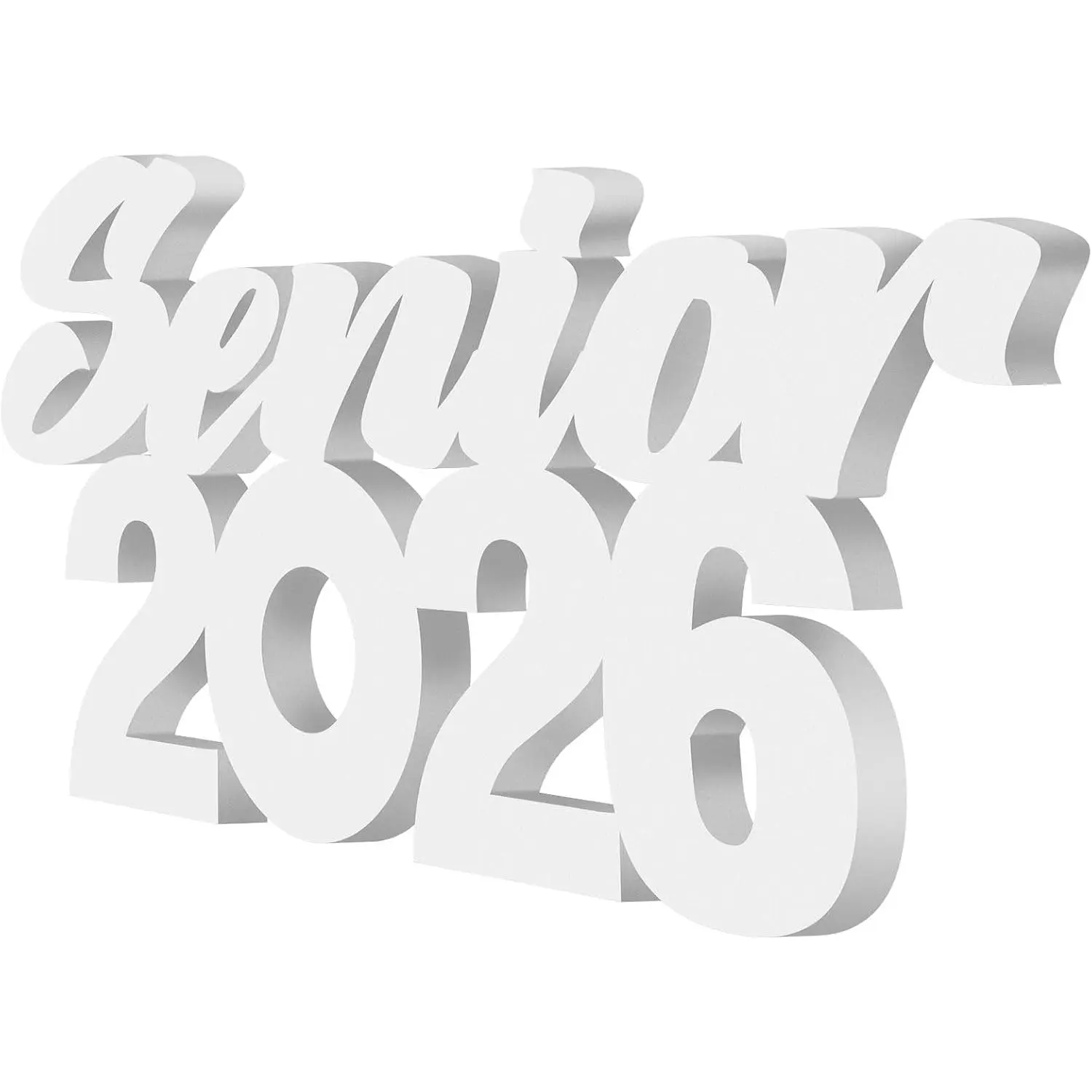 Senior 2026 Sign Graduation Decorations Class of 2026 Decorations Photo Prop Graduation Table Centerpieces for Senior Night Decor High School College Sign Grad Party Supplies