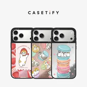 Mofusand Series Cartoon Magnetic Shockproof Smartphone Case - Drop Protection Casing, Mobile Phone Accessories for iPhone 13 14 15 16 17 Pro Max Air Plus