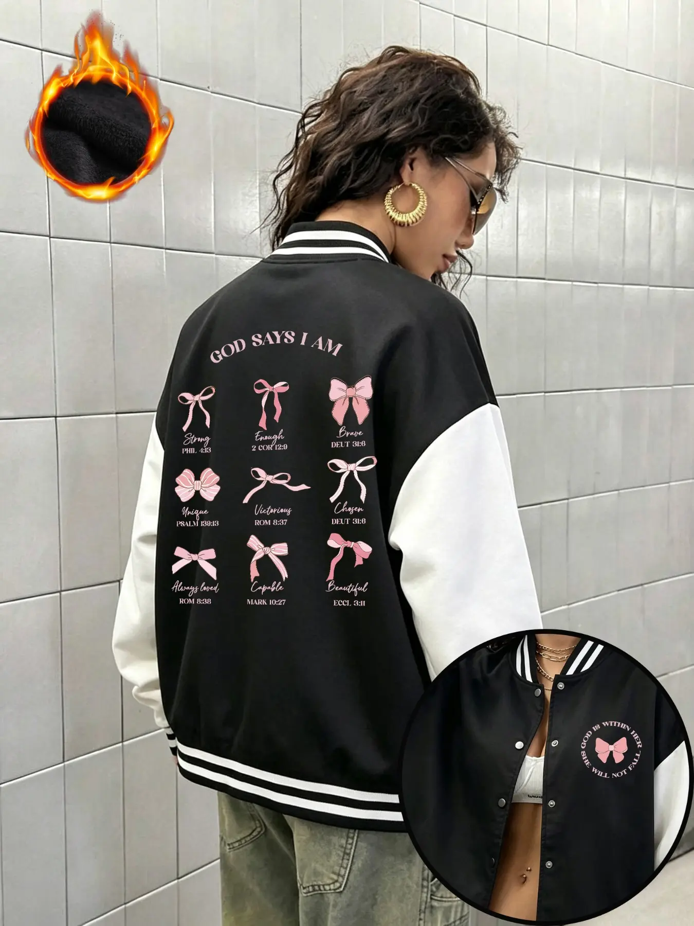 Butterfly Print Retro Oversize Sport Jacket, Unisex Baseball Coat, Fall Winter Streetwear, Casual Daily Wear, Fitness Apparel, Printed Baseball Jacket