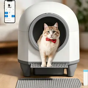 Smart Low-Noise Auto-Cleaning Litter Box 90L Self Cleaning Cat Litter Box APP-Controlled via 2.4G WiFi with Smart Sensors, Safety Protection, Easy Maintenance, Easy Setup & Clean #TikTokShopDealsforYouDays #DealsForYouDays