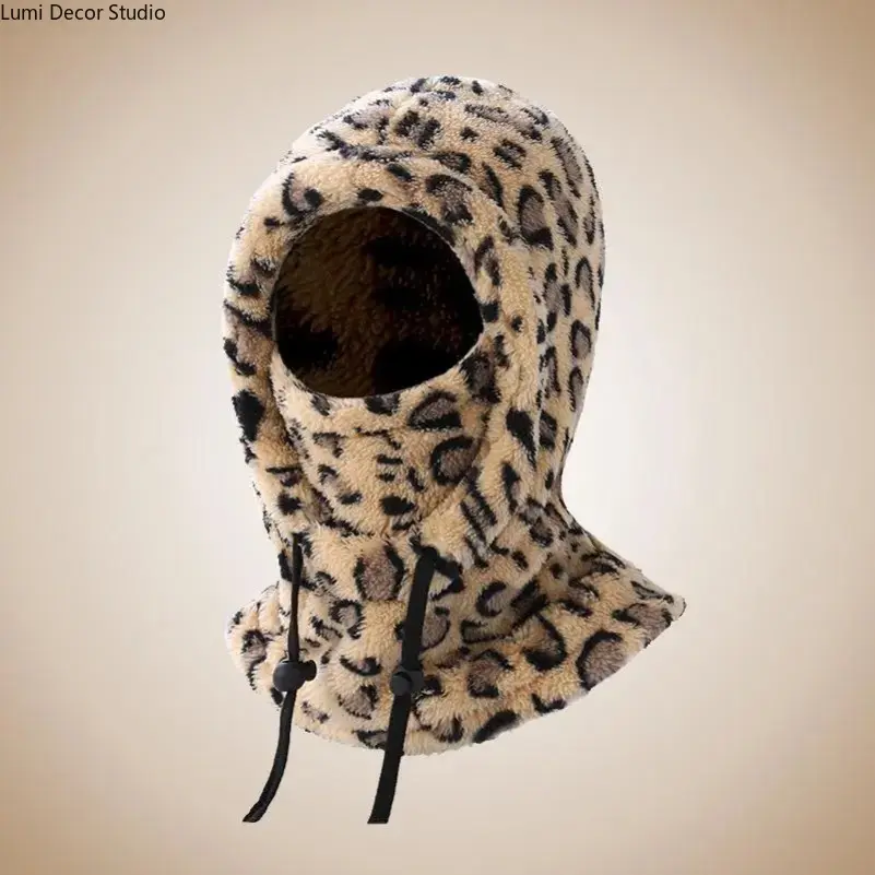 Thick Fleece Ski Mask - Adjustable Windproof Balaclava Helmet Liner with Face and Neck Coverage for Skiing and Cold Weather Outdoor Wear