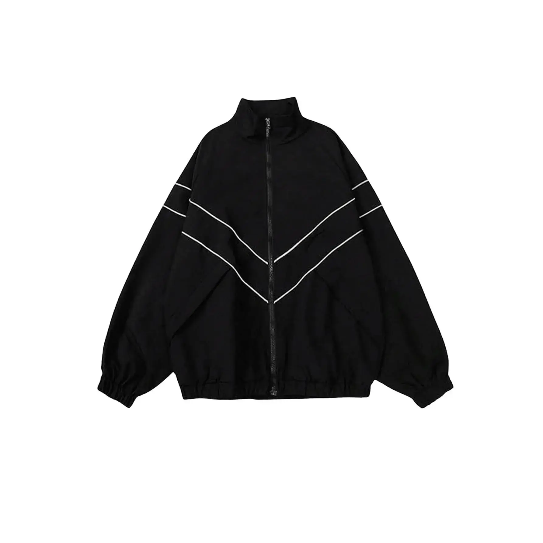 Spring Summer Casual Zip Up Jacket Lightweight Windbreaker Outerwear Varsity Jackets