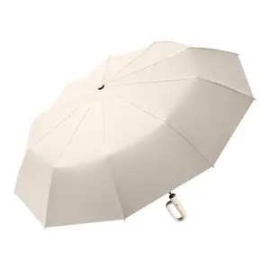 Ring buckle automatic folding umbrella Business gift umbrella Wholesale price: 30% discount Advertising umbrella Portable umbrella