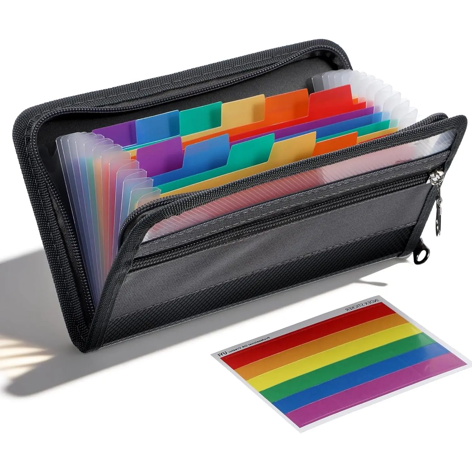 Receipt Folder, Receipt Holder Organizer 11.81 * 7.87 Inch | Receipt Keeper Expandable Accordion File Organizer, Multi-Pocket Paper Document Storage for Bills, Receipts