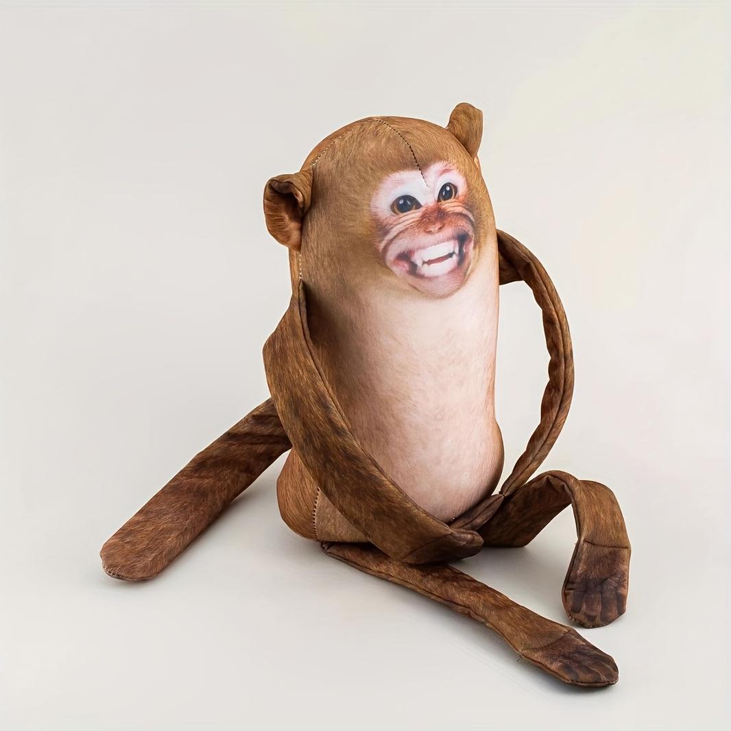 Mischievous Monkey Plush Toy – Fun Fridge Hanging Decor, Perfect Office Prank Gift & Cute Accessory for Monkey Lovers!