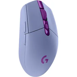 Logitech G304 LightSpeed Wireless Gaming Mouse - HERO Sensor, 12000 DPI, Lightweight Design, 6 Programmable Buttons, 250-Hour Battery, Onboard Memory, Compatible with PC & Mac (Mauve)