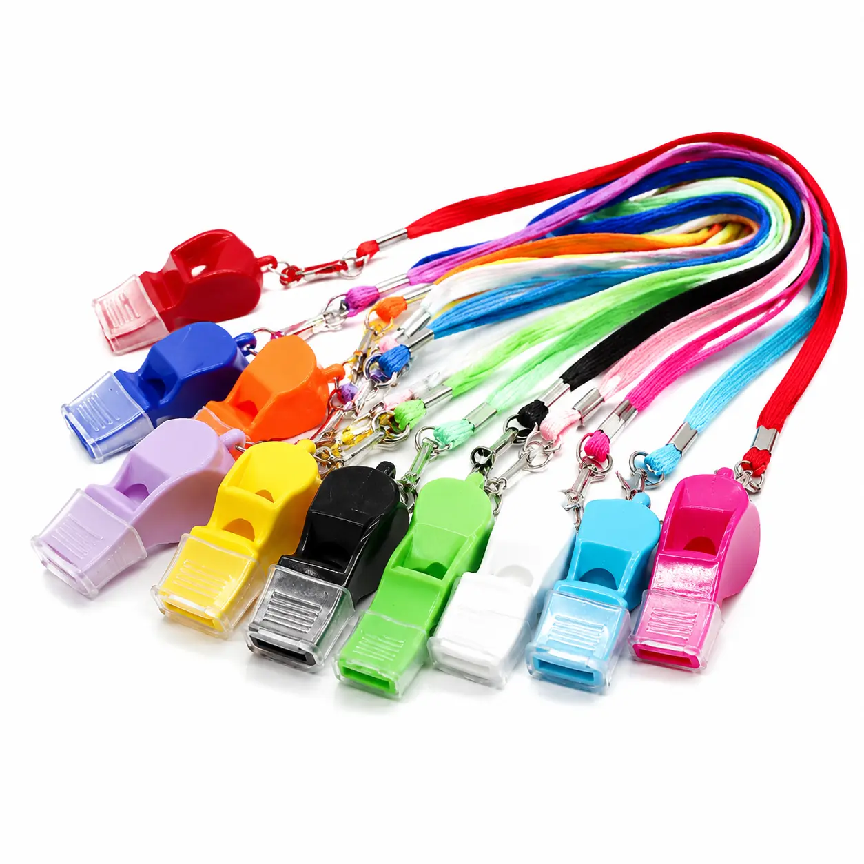 Compact High-Frequency Sports Whistle Made from Durable BPA-Free Plastic — Lightweight, Loud, and Reliable for Coaches, Referees, Fitness Trainers, and Outdoor Emergency Signaling — Ergonomic Design for Comfortable Long-Term Use