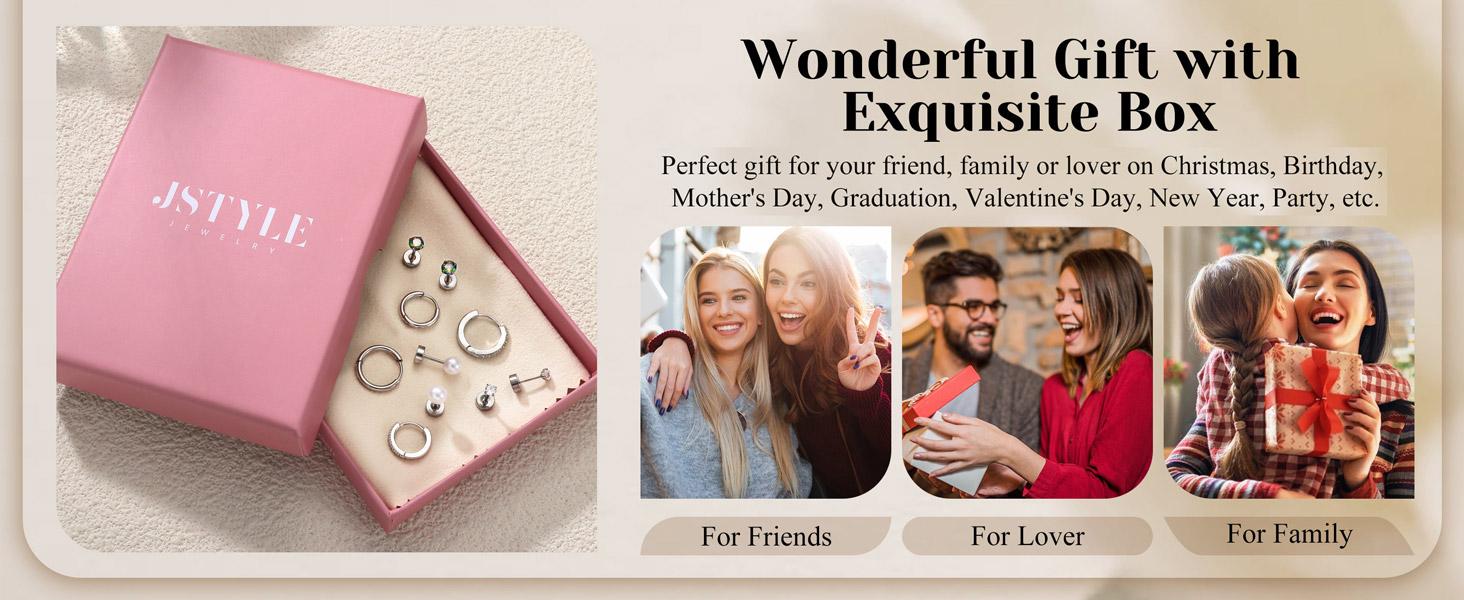 Jstyle Hypoallergenic Stud Hoop Earrings for Women Flat Back Cartilage Earrings Small Silver Hoops Surgical Stainless Steel Earring Trendy Earring Stacks Set Multiple Piercing Jewelry Gifts for Women Jstyle Hypoallergenic Stud Hoop Earrings for Women Flat Back Cartilage Earrings Small Silver Hoops Surgical Stainless Steel Earring Trendy Earring Stacks Set Multiple Piercing Jewelry Gifts for Women